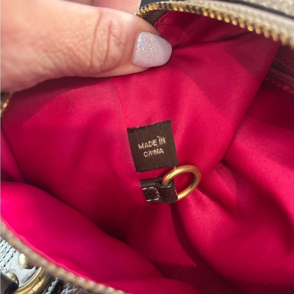 Coach Metallic Gold Madison Large Leather Satchel - Picture 5 of 13